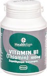 Health Sign Vitamin B1 (Thiamin) 100 mg 90 tabs Vitamin 100mg 90 tabs