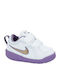 Nike Kids Sneakers with Scratch White