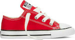 Converse Παιδικό Sneaker Chack Taylor Core Low C Inf για Αγόρι Κόκκινο