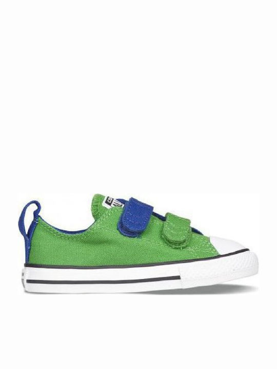 Converse Παιδικά Sneakers Chuck Taylor 2V C με Σκρατς για Αγόρι Πράσινα