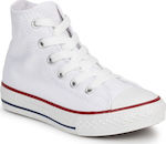 Converse Παιδικό Sneaker High All Star Chuck Taylor Core για Αγόρι Λευκό