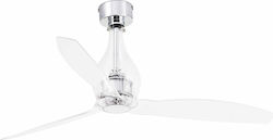 Faro Barcelona 32.4W 128cm White Mini-Eterfan