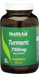 Health Aid Turmeric 750mg 60 ταμπλέτες