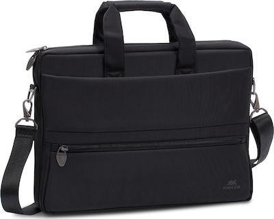 Rivacase Tiergarten 8630 Wasserdicht Tasche Schulter / Handheld für Laptop 15.6" in Schwarz Farbe