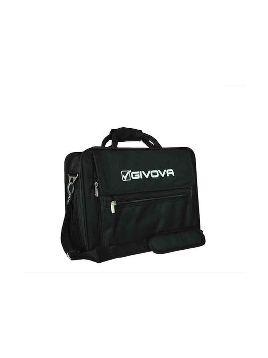 Givova Borsa Coach Τσάντα Ώμου για Ποδόσφαιρο Μαύρη
