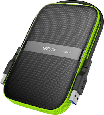 Silicon Power Armor A60 USB 3.1 Extern HDD 1TB 2.5" Black/Green