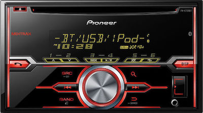 Pioneer Ηχοσύστημα Αυτοκινήτου Universal 2DIN (Bluetooth/USB/AUX) με Αποσπώμενη Πρόσοψη