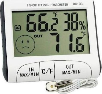 Indoor - Outdoor Thermometer & Hygrometer Tabletop