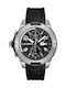 Lacoste Battery Chronograph Watch with Rubber Strap Black