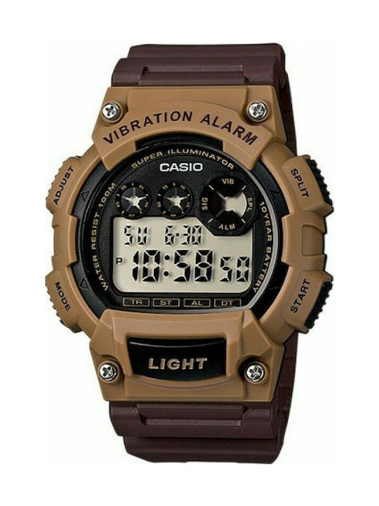 Casio Light Grey Rubber Strap W 735H 5AV Skroutz.gr