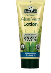 Optima Naturals Aloe Vera Lotion 200ml Hidratant Untură de Regenerare cu Aloe Vera pentru Piele Uscată 200ml