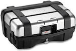 Givi Monokey Motorcycle Hard Side Case Set 33lt in Gray Colour