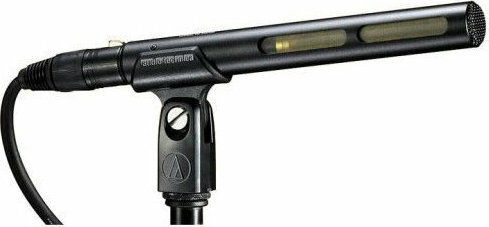 Audio Technica AT 875R Πυκνωτικό Μικρόφωνο XLR Shock Mounted για Κάμερα