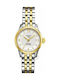 Tissot Γυναικείο Ρολόι 25.3mm Αυτόματο με Ασημί Μεταλλικό Μπρασελέ