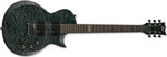 ESP Ηλεκτρική Κιθάρα LTD EC-100QM με HH Διάταξη Μαγνητών Ταστιέρα Rosewood σε Χρώμα See-Through Black