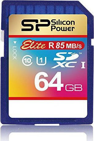 Silicon Power Elite SDXC 64GB Class 10 U1 UHS-I