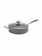 Ballarini Portofino Granitium Aluminum Pan with Lid with Stone Interior Coating 28cm