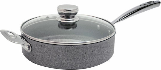 Ballarini Portofino Granitium Aluminum Pan with Lid with Stone Interior Coating 28cm