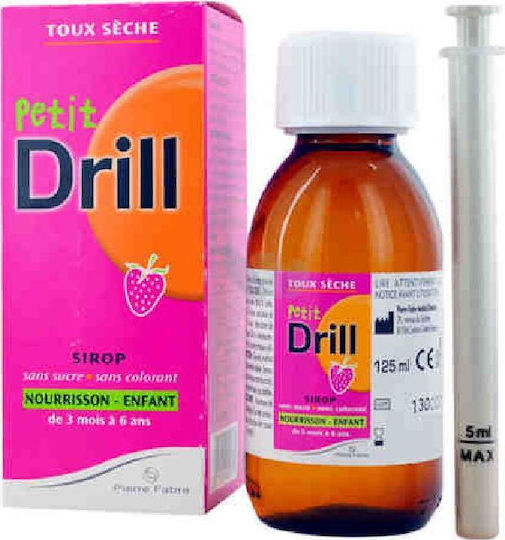 Pierre Fabre Petit Drill Syrup Strawberry 125ml