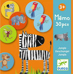 Djeco Board Game Memo Ζώα της Ζούγκλας for 1+ Players 3+ Years Old 08159 (EN)