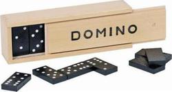 Goki Brettspiel Domino für 2-8 Spieler 4+ Jahre (EN)