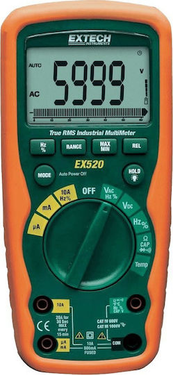 Extech Digital Multimeter True RMS EX520