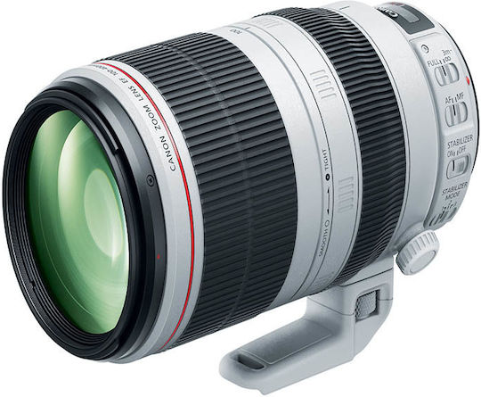 Canon Full Frame Φωτογραφικός Φακός 100-400mm f/4.5-5.6L IS II USM Tele Zoom για Canon EF Mount Λευκός