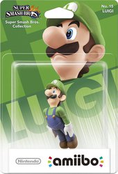 Nintendo Amiibo Super Smash Bros Luigi No.15 Character Figure for WiiU