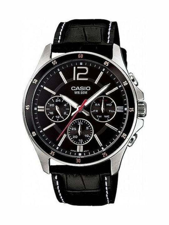 Casio Enticer Herrenuhr 43.5mm Chronograph Batt...