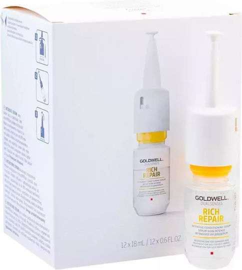 Goldwell Dualsenses Rich Repair Ампули за Коса Възстановяване 12x216мл
