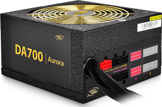 Deepcool DA700 Aurora 700W Black Computer Power Supply Semi Modular 80 Plus Bronze