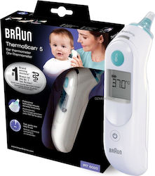 Braun Θερμόμετρο Αυτιού Ψηφιακό με Υπέρυθρες Κατάλληλο για Μωρά IRT6020