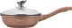 Royalty Line Copper Pan with Lid Ceramic Interior Coating 24cm