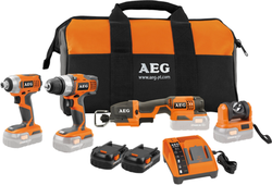 AEG Tools Set 4 Scule Cu Acumulator