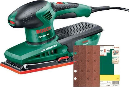 Bosch PSS 250 AE Παλμικό Τριβείο 250W με Σύστημα Αναρρόφησης