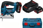 Bosch GST 18 V-LI S Jigsaw 18V 2x4Ah și L-Boxx 06015A5102