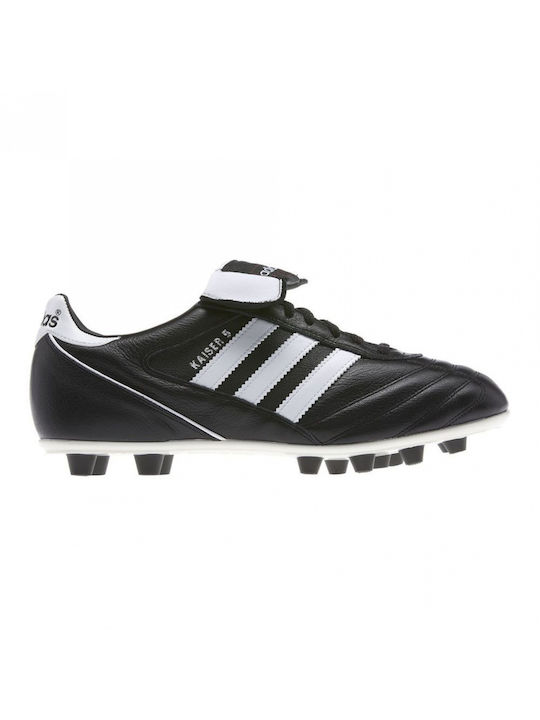 Adidas Kaiser 5 Liga FG Χαμηλά Ποδοσφαιρικά Παπούτσια με Τάπες Black / Footwear White / Red