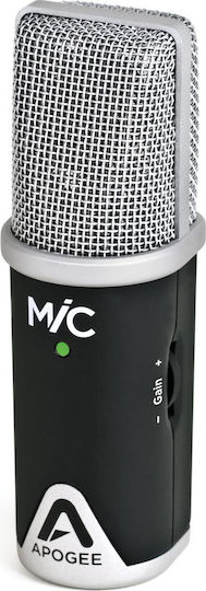 Apogee MiC 96k USB Microfon Condensator Desktop, Montat pe Amortizor pentru Vocale în Culoarea Gray