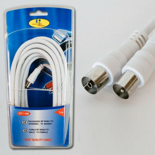 FT Electronics Antenna Cable Coax male - Coax female 5m (FTT1-046)