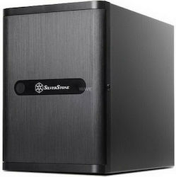 Silverstone DS380 Mini Tower Κουτί Υπολογιστή Μαύρο