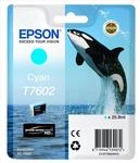 Epson T7602 Μελάνι Εκτυπωτή InkJet Κυανό (C13T76024010)