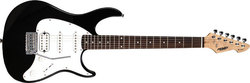 Peavey Raptor Plus Electric Guitar Stratocaster with HSS Pickup Configuration Black