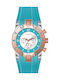 Freeline Watch with Turquoise Rubber Strap 8472-1