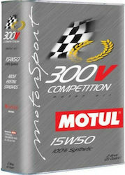 Motul Συνθετικό Λάδι Αυτοκινήτου 300V Competition 15W-50 2lt