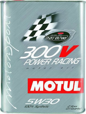 Motul 300V Power Racing Synthetic Car Lubricant 5W-30 2lt