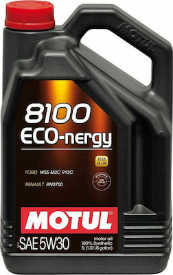 Motul Συνθετικό Λάδι Αυτοκινήτου 8100 Eco-Nergy 5W-30 5lt