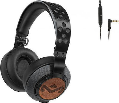 The House Of Marley Liberate XLBT Ασύρματα Bluetooth Over Ear Ακουστικά Μαύρα