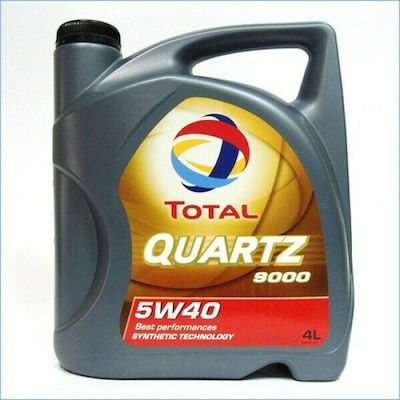 Total Συνθετικό Λάδι Αυτοκινήτου Quartz 9000 5W-40 A3/B4 4lt