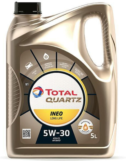 Total Quartz Ineo Long Life Λάδι Αυτοκινήτου 5W-30 5lt