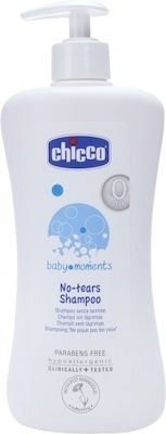 Chicco Baby Moments Σαμπουάν Χωρίς Δάκρυα 500ml with Pump